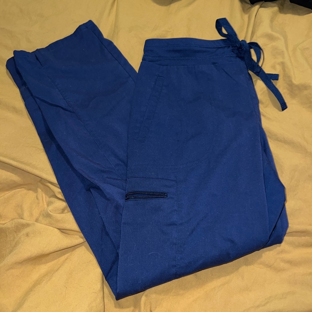 Greys Anatomy navy blue scrub pants